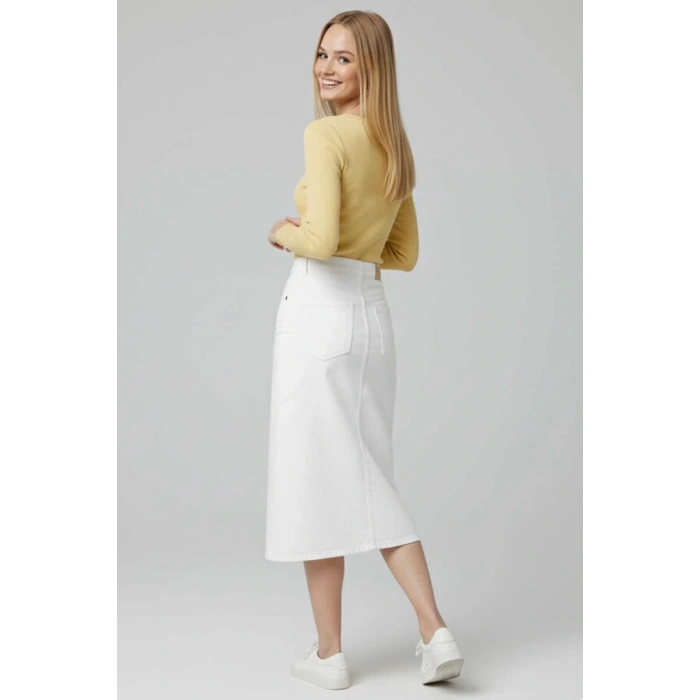 Çıtçıt Detaylı Bluz Sarı T4343