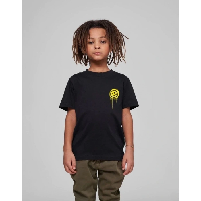 ÇOCUK UNİSEX BASKILI T-SHİRT - SİYAH