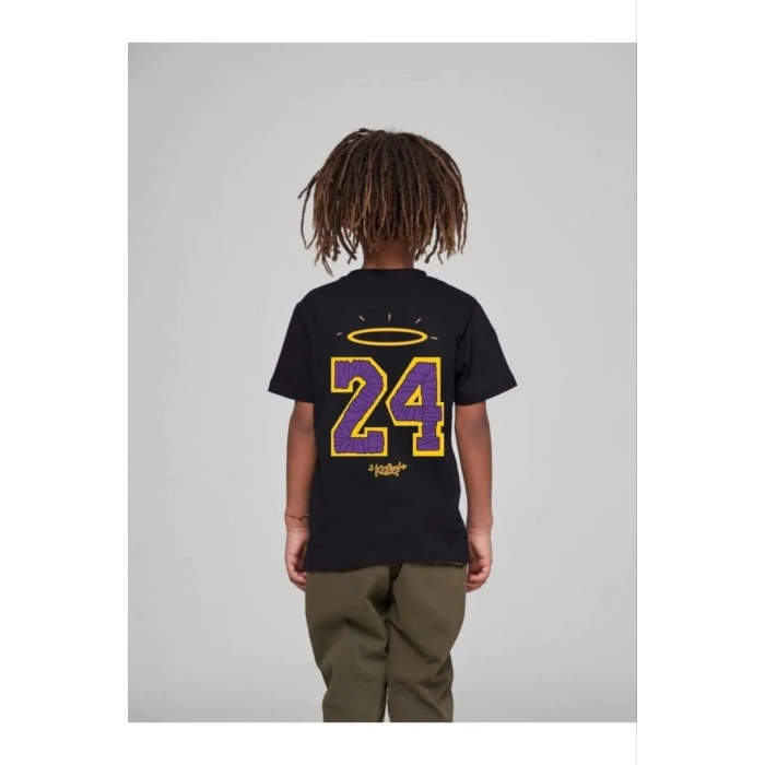 ÇOCUK UNİSEX BASKILI T-SHİRT - SİYAH