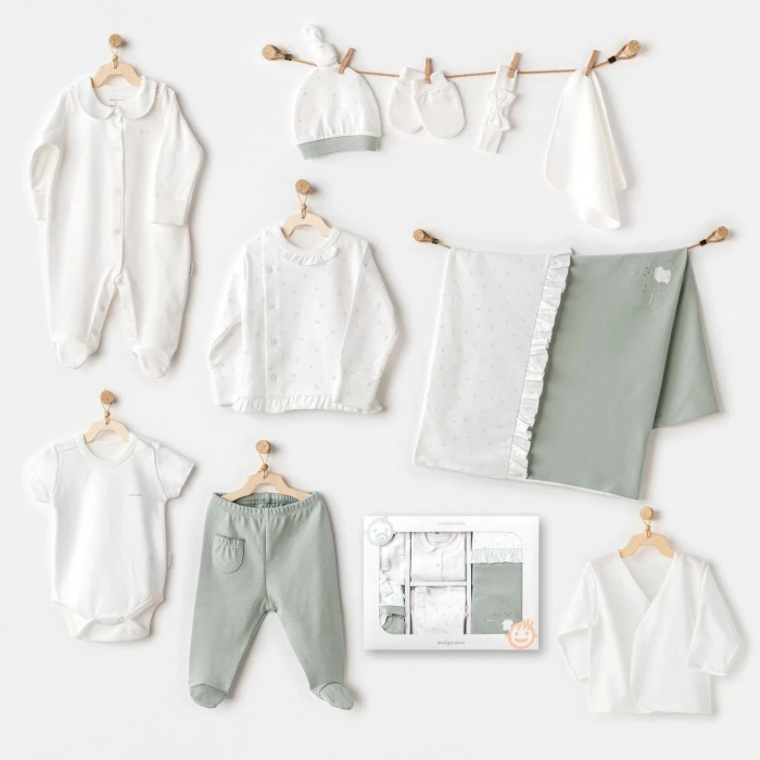 Cute Bear Friends 10Lu Hastane Çıkışı Green