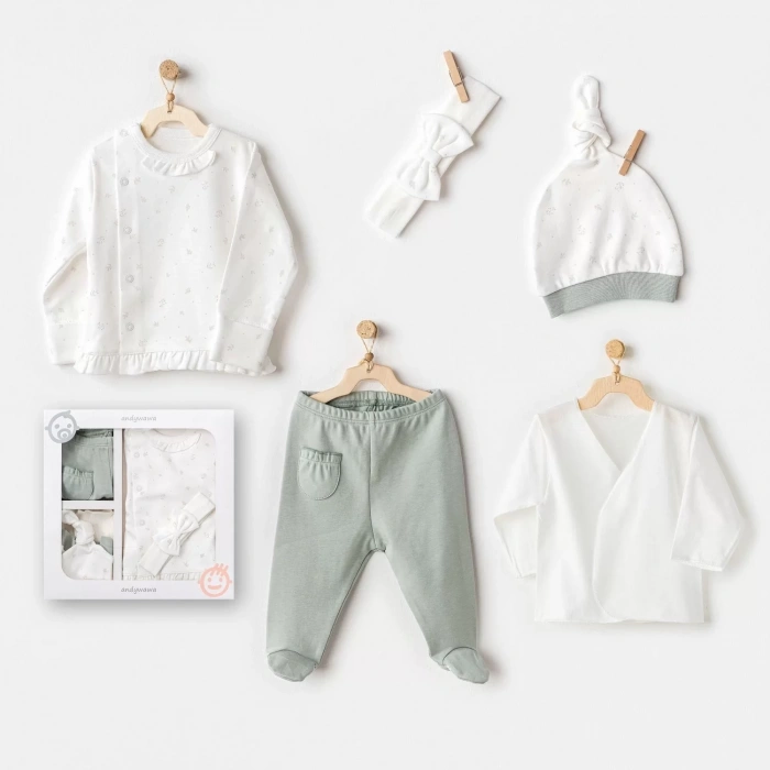 Cute Bear Friends 5Li Hastane Çıkışı Green