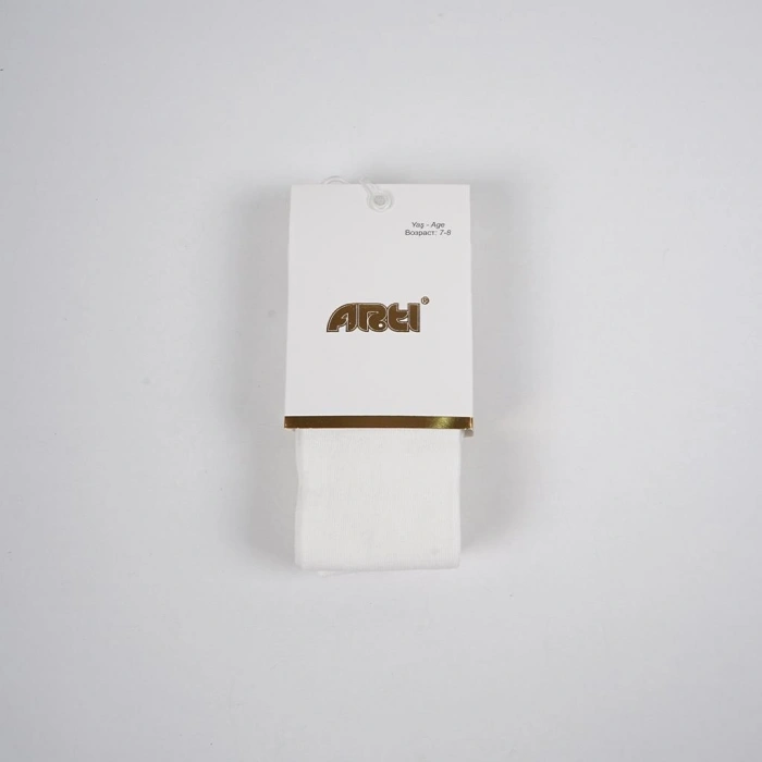 Düz Külotlu Çorap 300183 Krem