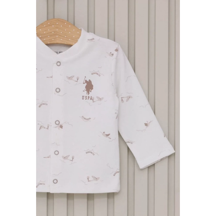 Erkek Bebek Patikli 3Lü Takım Usb2018 Krem