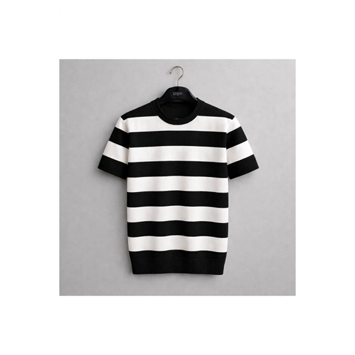 Erkek Yazlık Slim Fit Premium Kalite Kısa Kollu Triko Tişört
