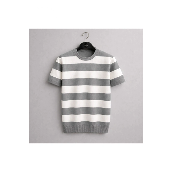Erkek Yazlık Slim Fit Premium Kalite Kısa Kollu Triko Tişört