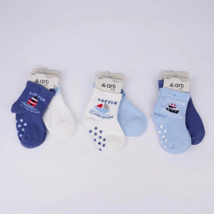  Filip 2li Absli Erkek Bebek Soket Çorap K44143 (ADET FİYATIDIR)