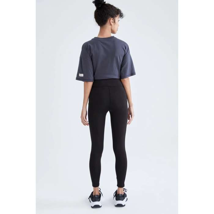 Fit Yüksek Bel Sporcu Tayt