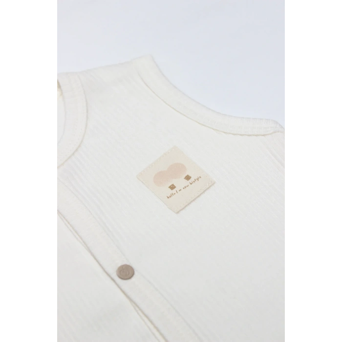 Flying Balloons Bebek Yelek Bs18110 Ekru