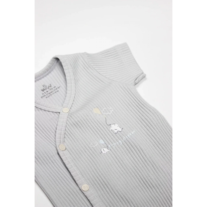 Flying Elephant 2Li Yarım Kol Badi 17117 Gri