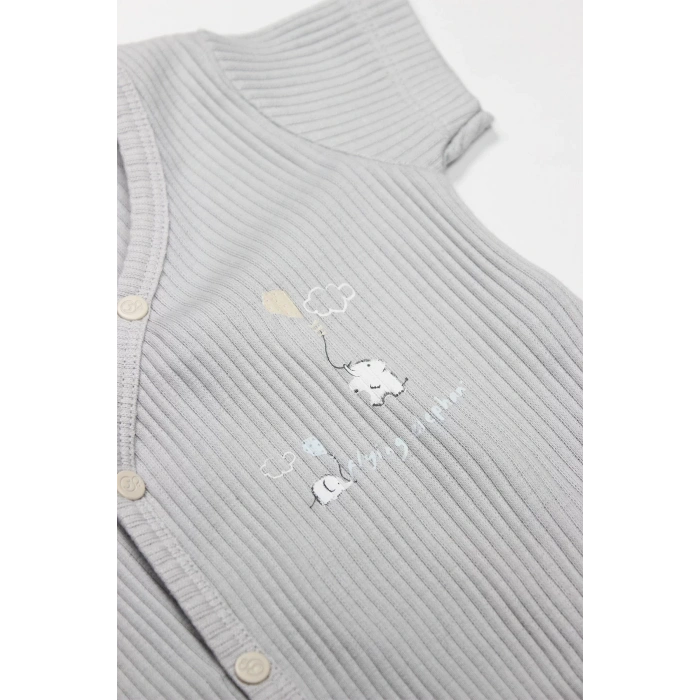 Flying Elephant 2Li Yarım Kol Badi 17117 Gri