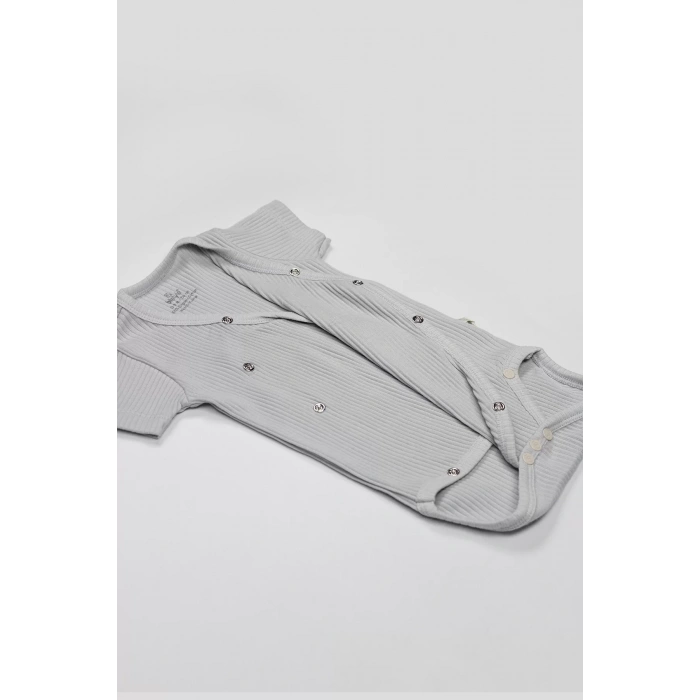 Flying Elephant 2Li Yarım Kol Badi 17117 Gri