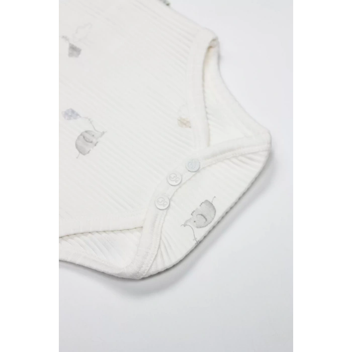 Flying Elephant Yarım Kol 2Li Body 17116 Gri