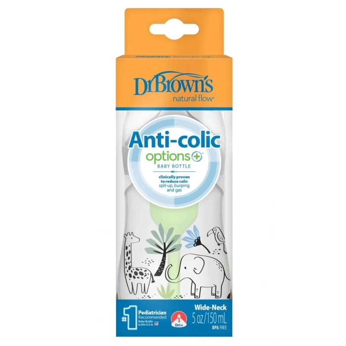 Geniş Ağız PP Antikolik Options Biberon 150 ml Erkek