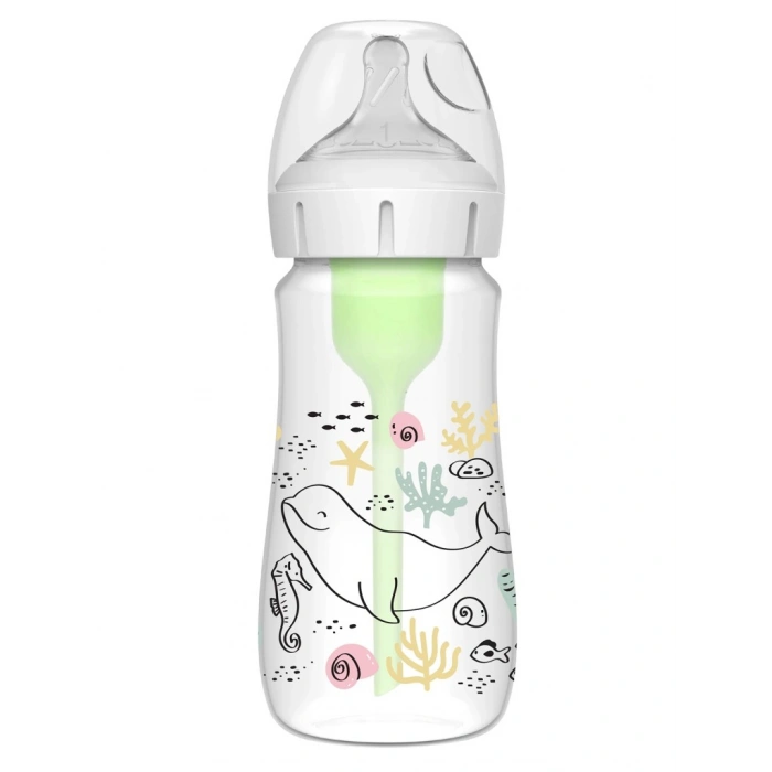 Geniş Ağız PP Antikolik Options Biberon  270 ml Kız