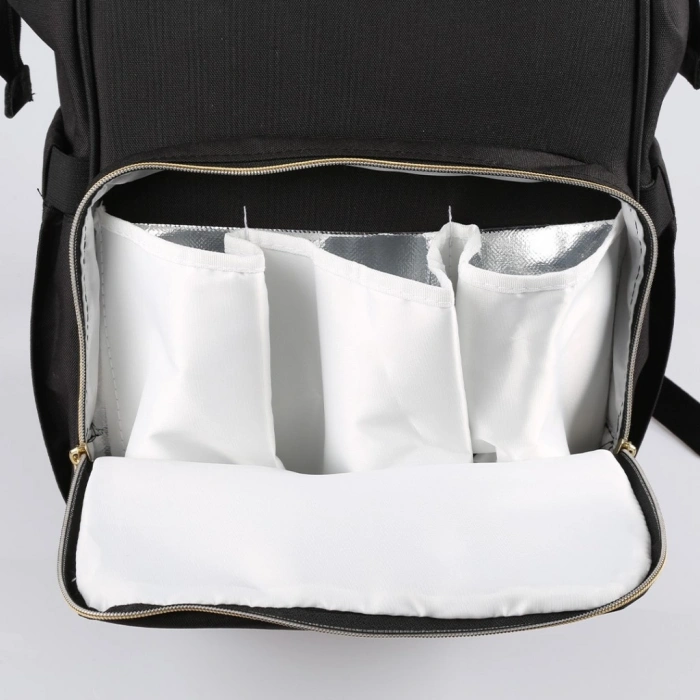 Go Anne Bebek Bakım Sırt Çantası 6610 Siyah