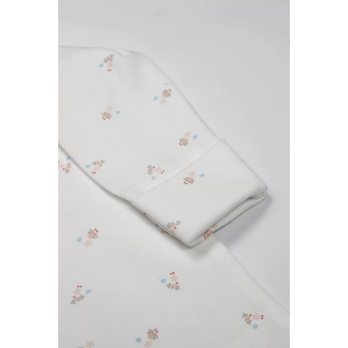 Grow İn Love Bebe Tulum 15103 Pembe Ekru