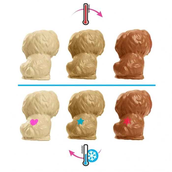 HCK75 Yeni Doğan Köpekler Oyun Seti,  ve Hayvanları