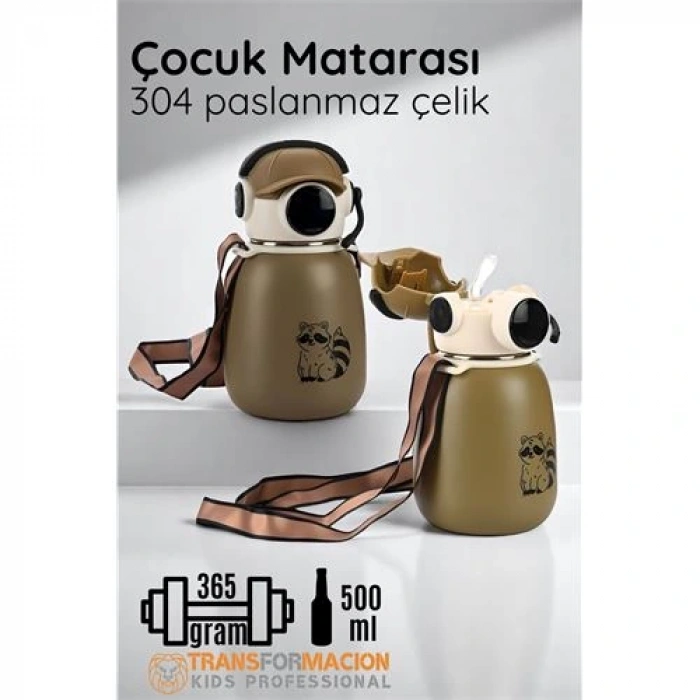 Inox Çelik Hafif Çocuk Matarası 500 Ml Kapasi̇teli̇