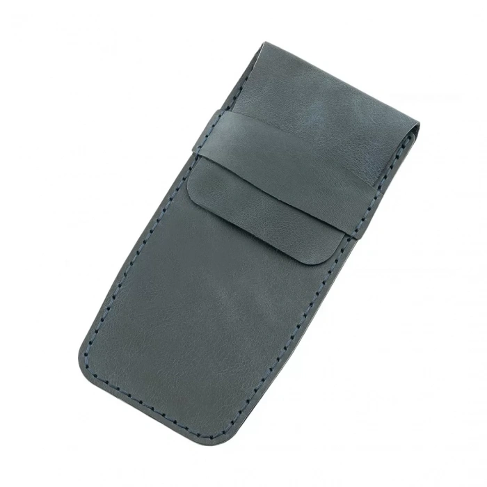 İsme Özel Çok Amaçlı Aksesuar Kılıfı - %100 Rainbow Deri - AK01002 - Lacivert