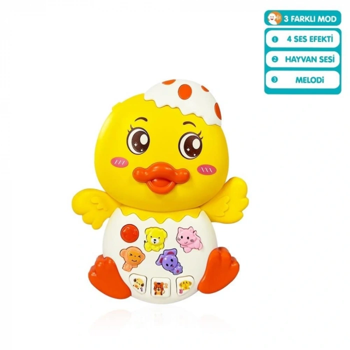 Jlg-855-144A Işikli Ve Müzi̇kli̇ Ördek Bebek  - 1  Adet Idır