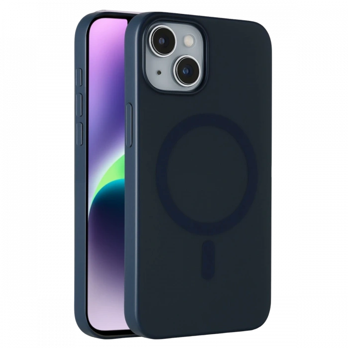 Joko Apple iPhone 14 Tuna PC Slim Magsafe Kapak - Lacivert