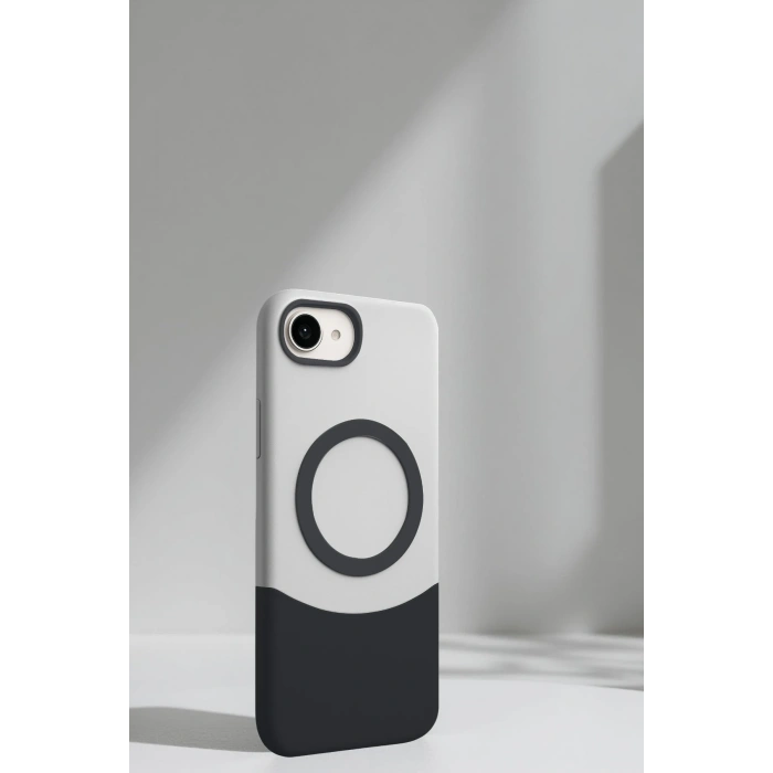 Joko Apple iPhone 16E Velar Magsafe Kapak - Natural Grey