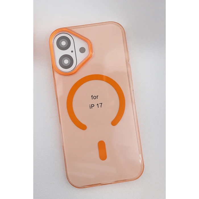 Joko Apple iPhone 17 PC Blank Magsafe Kapak - Turuncu