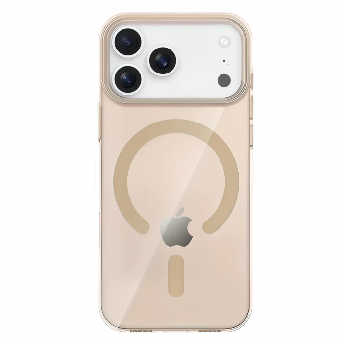 Joko Apple iPhone 17 Pro PC Blank Magsafe Kapak - Çöl Titanyum