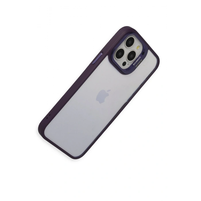 Joko iPhone 14 Pro Kılıf Roblox Lens Standlı Kapak - Mor