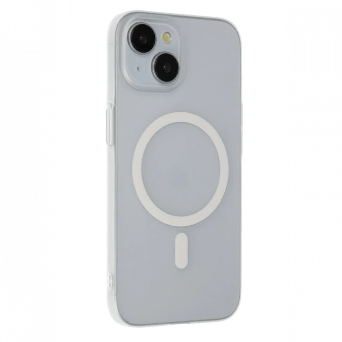 Joko iPhone 15 Plus Tuna PC Slim Magsafe Kapak - Şeffaf