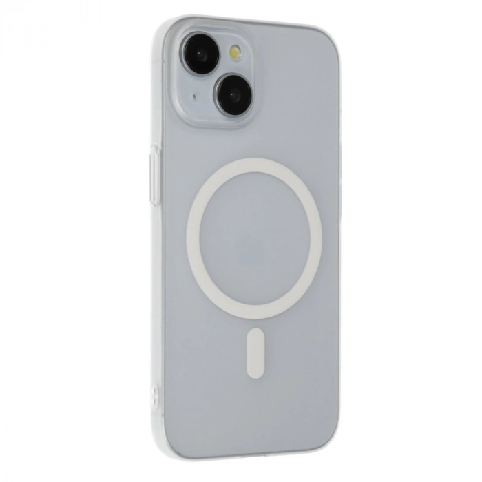 Joko iPhone 15 Plus Tuna PC Slim Magsafe Kapak - Şeffaf