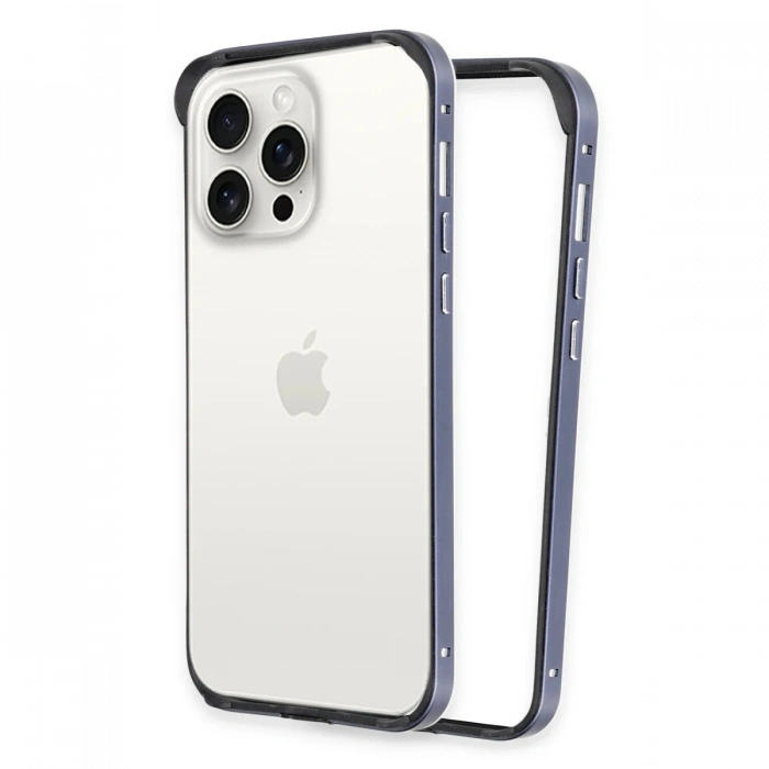 Joko iPhone 15 Pro Land Bumper Koruma Kapak - Lacivert