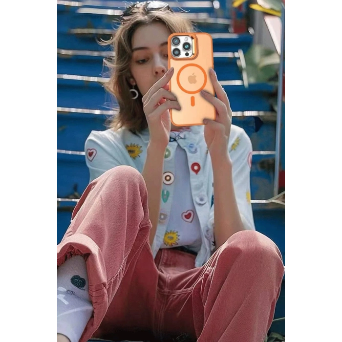 Joko iPhone 16 Plus Flet Lens Magsafe Kapak - Koyu Yeşil