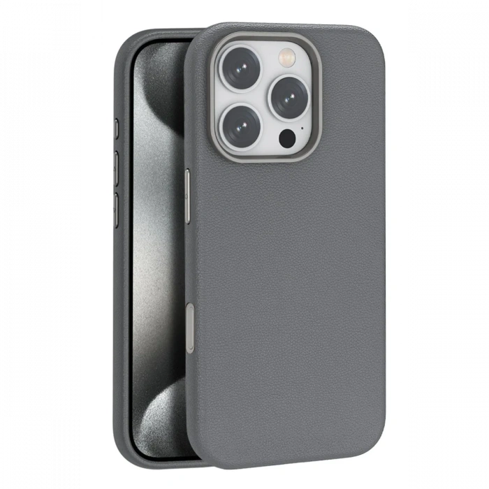 Joko iPhone 16 Pro Max Wonder Deri Magsafe Kapak - Titan Gri