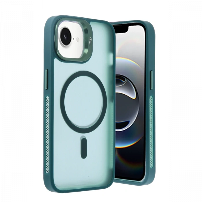 Joko iPhone 16E Flet Lens Magsafe Kapak - Koyu Yeşil