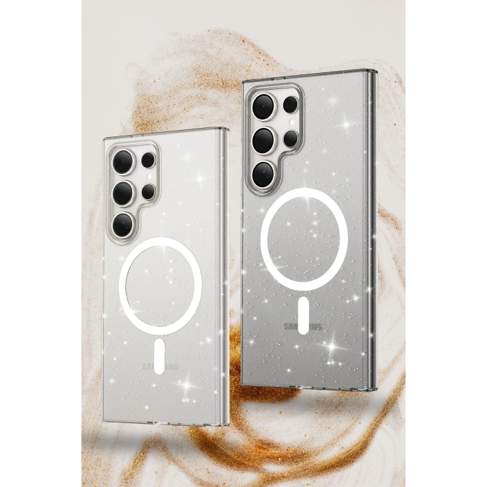 Joko Samsung Galaxy S23 Kılıf Star Magsafe Kapak - Şeffaf