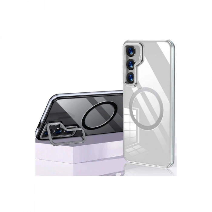 Joko Samsung Galaxy S24 Crystal Magsafe Kapak - Şeffaf