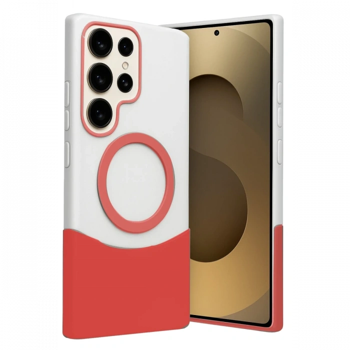 Joko Samsung Galaxy S24 Ultra Velar Magsafe Kapak - Kırmızı