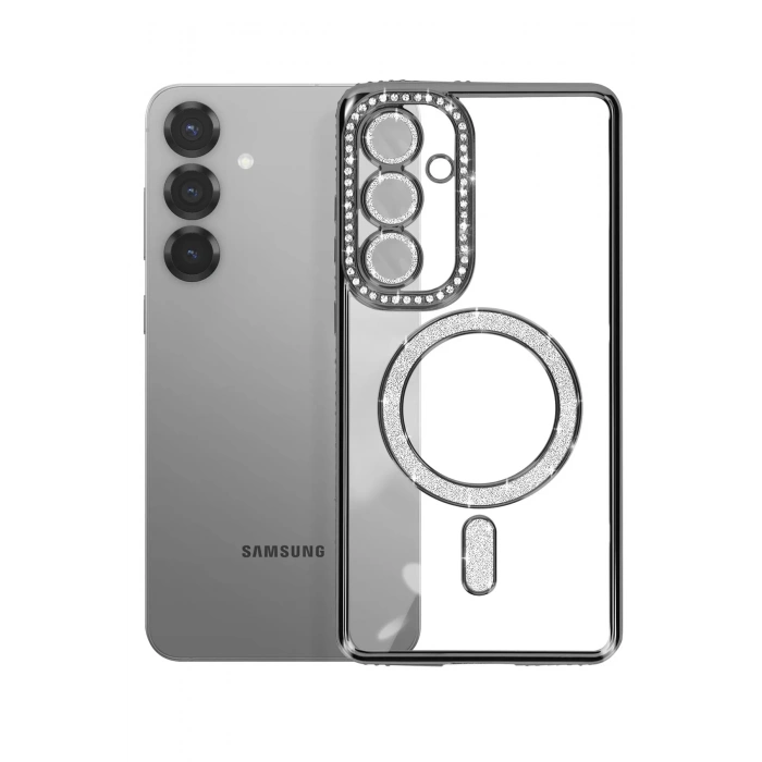 Joko Samsung Galaxy S26 Plus Joke Simli Magneticsafe Kılıf - Siyah