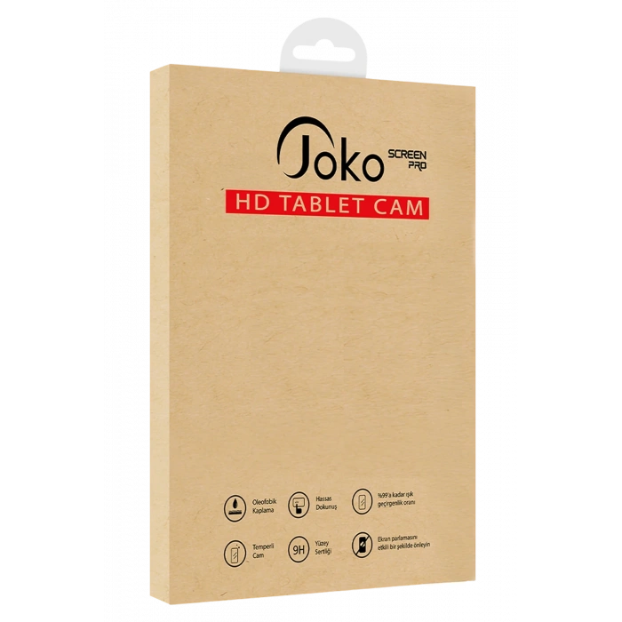 Joko Samsung Galaxy X610 Tab S9 FE Plus 12.4 HD Tablet Cam Ekran Koruyucu - Şeffaf