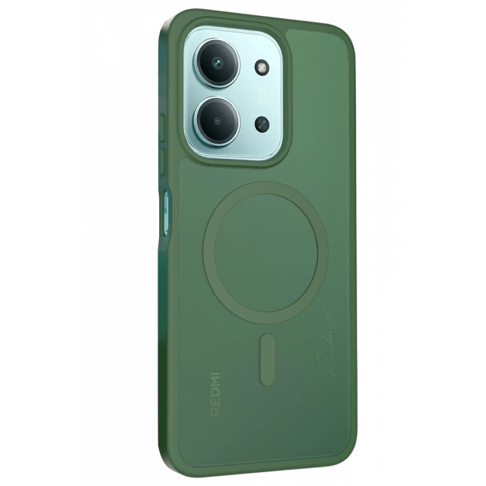 Joko Xiaomi Redmi 15C 4G Jota Magsafe Kapak - Koyu Yeşil
