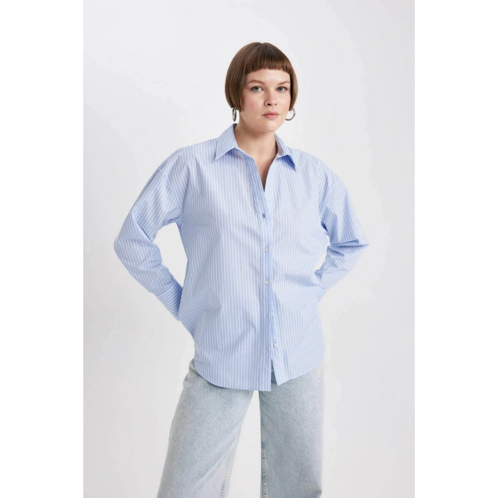 Kadın Gömlek Mavi W7702az/be526