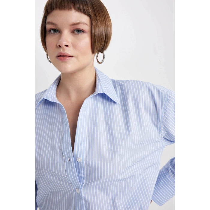 Kadın Gömlek Mavi W7702az/be526