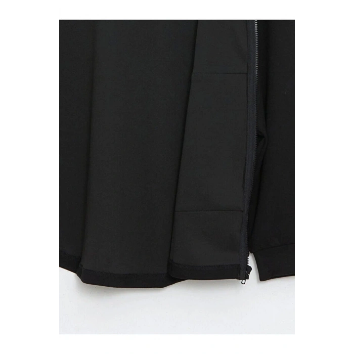 Kapüşonlu Oversize Kadın Fermuarlı Sweatshirt