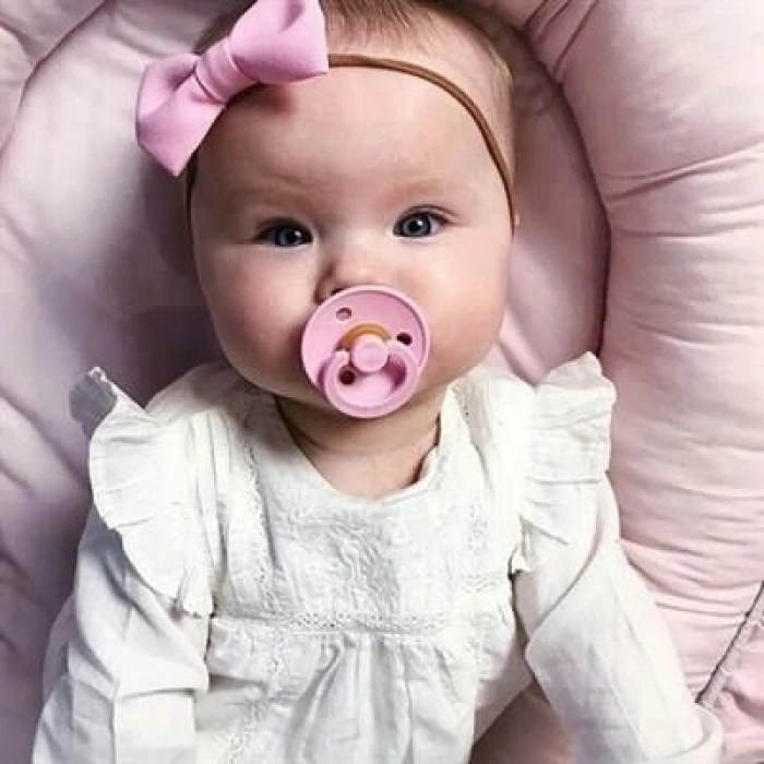 Kauçuk Emzik 0-6 Ay Pink
