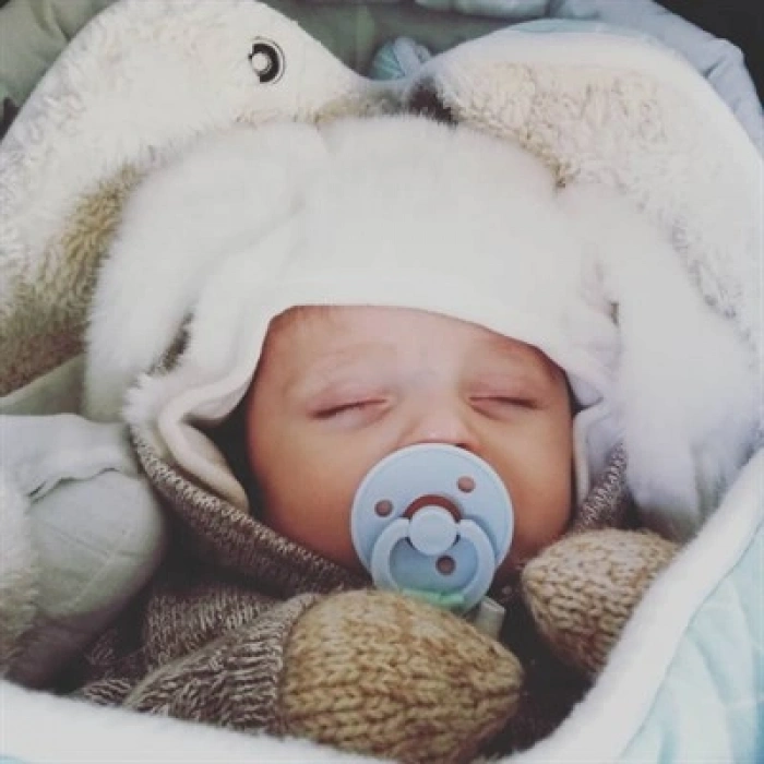 Kauçuk Emzik 6-18 Ay Baby Blue