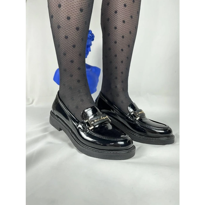 KB-803 Kuback Kömür Rugan Günlük Kadın Babet