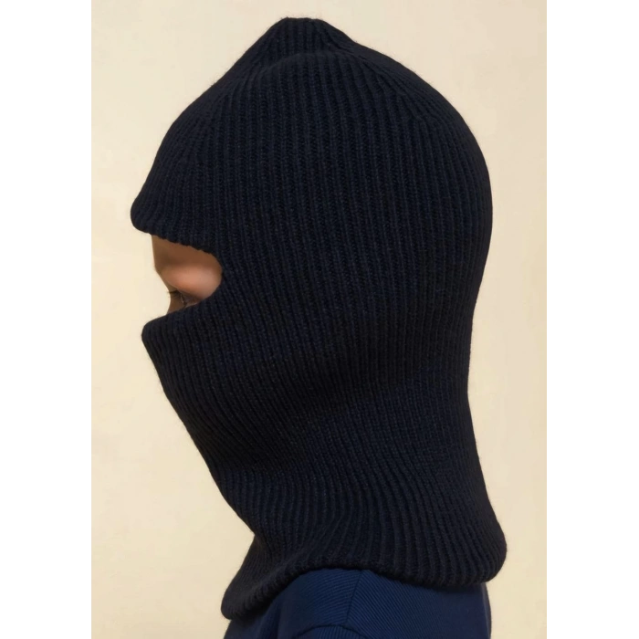 KIŞLIK KAR MASKE ÇOCUK TRİKO BERE - SİYAH