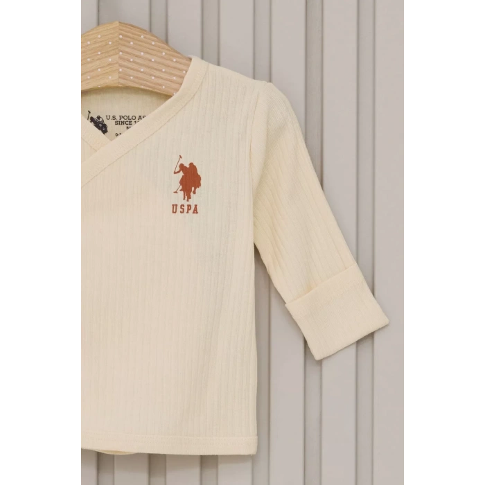 Kız Bebek 5Li Zıbın Seti  Krem