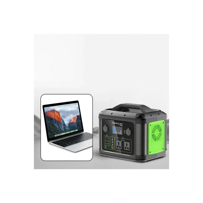 Konfulon CN06 Powerbank 1200W 315.000 mAh Kamp Şarj 60W PD - Siyah